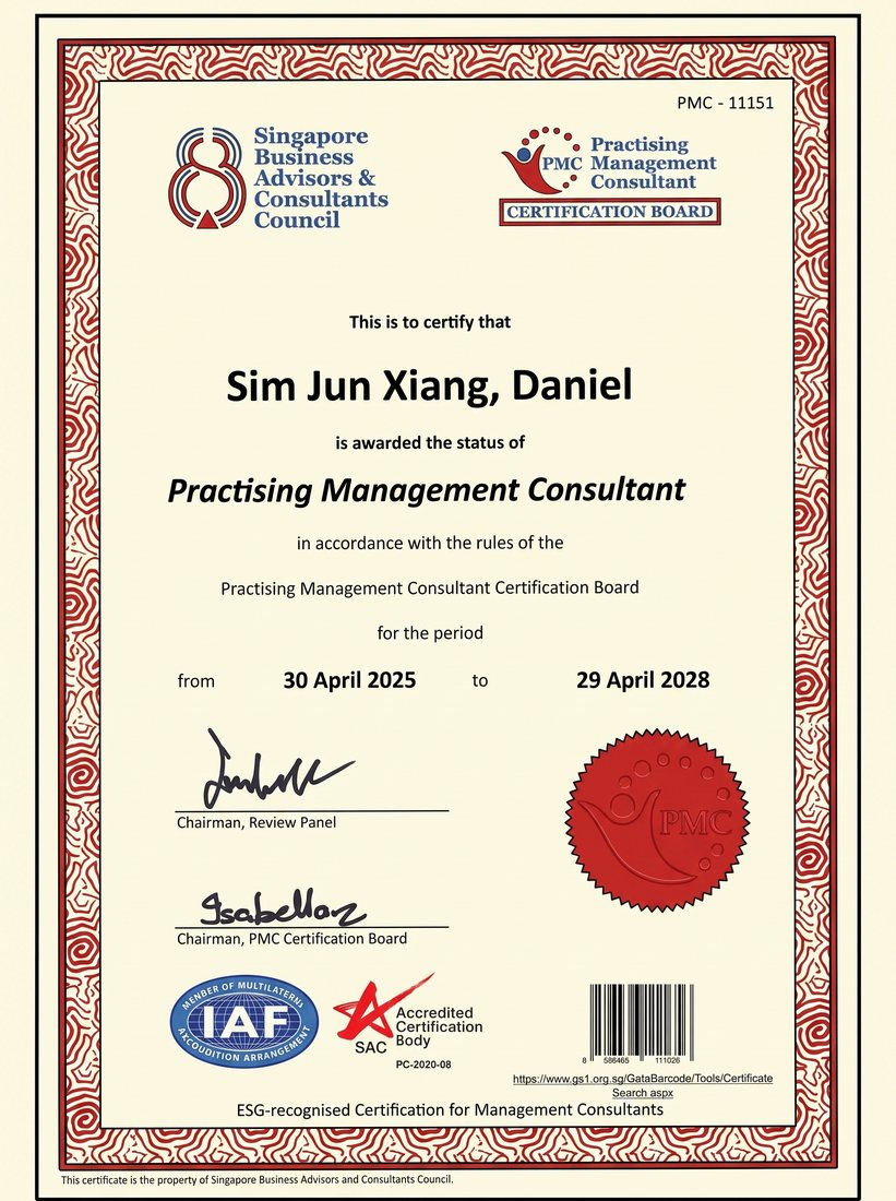 SBACC — Practising Management Consultant certificate