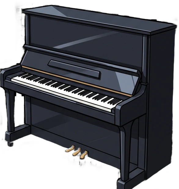 Upright piano